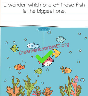 Brain Test 4 Level 295 I want to catch a very big fish Answer